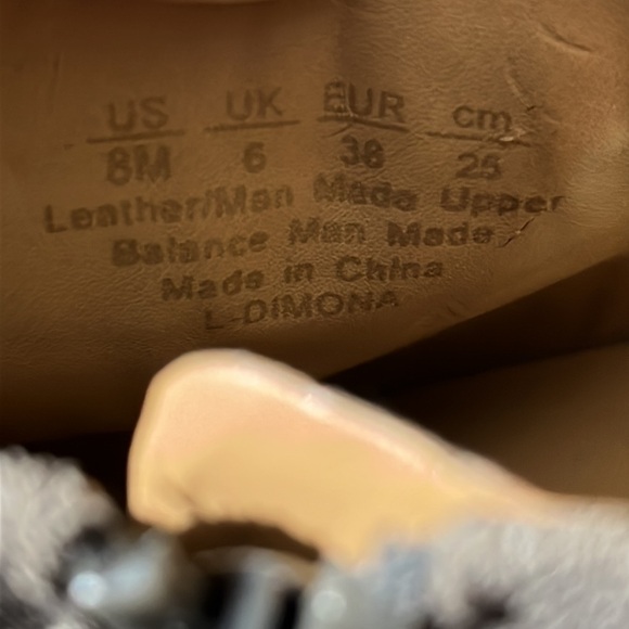 Franco Sarto Dimona Leather Booties Boots Shoes sz 8 Womens Gray Brown Fall NEW - Picture 2 of 13